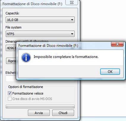 formattazione
