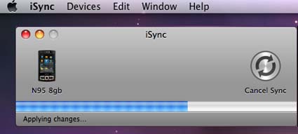 sync in progress