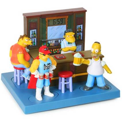 Fantastico Orologio Bar Boe dei Simpson