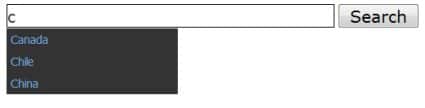 Auto Suggerimento per Form HTML in AJAX
