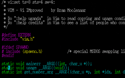 linux, vim