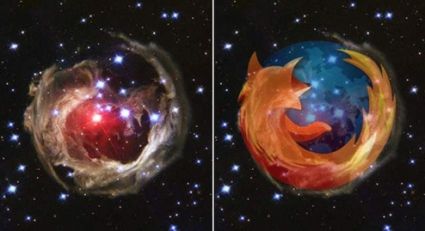 Firefox Hubble Spazio Stella V838