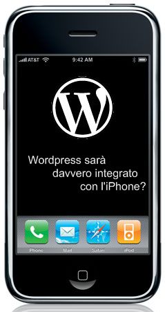 Wordpress Integrato Nativamente con iPhone