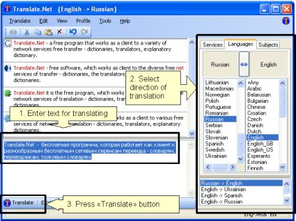 Translate.net Freeware Open Source per la Traduzione di 38 Lingue Translate.net Freeware Open Source per la Traduzione di 38 Lingue