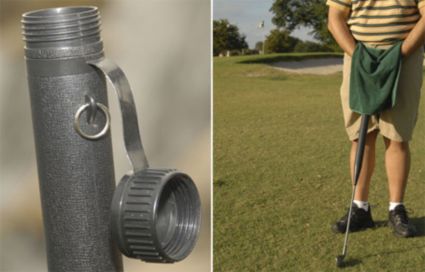 Uroclub per fare la pipì a Golf prima di un par Uroclub per fare la pipì a Golf prima di un par
