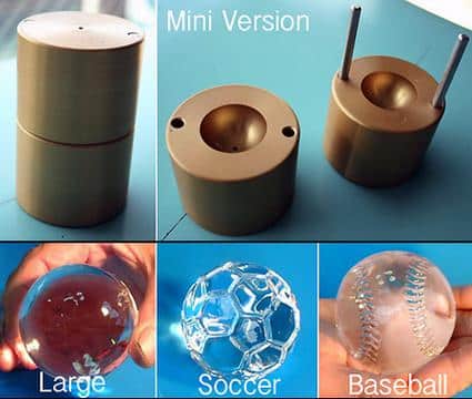 Ice Ball Mold cubetti (anzi SFERE!) di ghiaccio a forma di Pallone da Calcio e Palle da Tennis