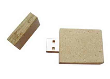 Memoria Flash Drive USB ecologica con Giornali Riciclati