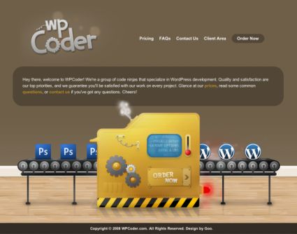WPCoder da PSD a Wordpress in men che non si paghi