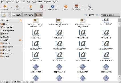 fonts