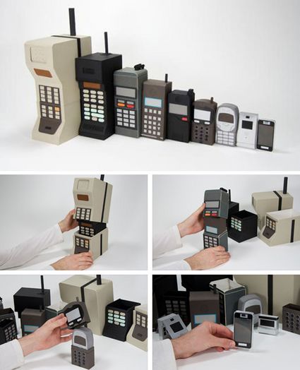 L'evoluzione del cellulare e del mondo mobile, in uno scatto