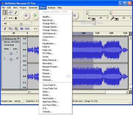 Freeware Audacity Mixare Canzoni Mp3 Audio
